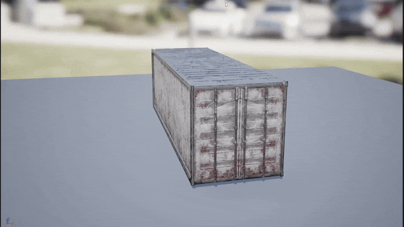 Crate opening animation